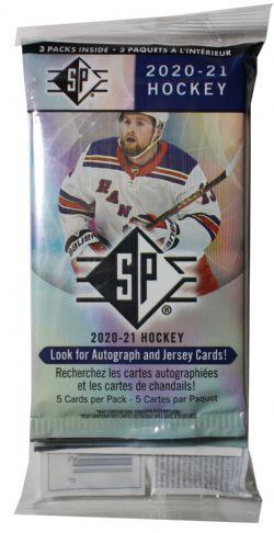 2020-21 HOCKEY -  UPPER DECK SP AUTHENTIC FAT PACK