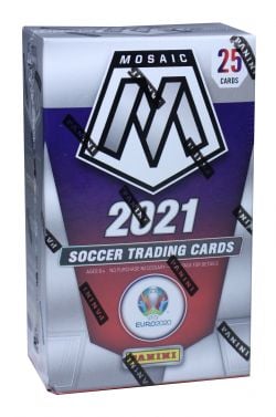 2020-21 SOCCER -  PANINI MOSAIC UEFA EURO 2020 - CEREAL BOX (PULSAR PARALLELS!)
