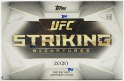 2020 UFC -  TOPPS STRIKING SIGNATURES
