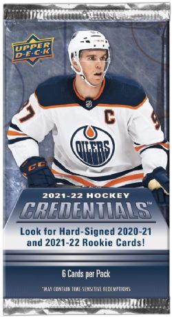 2021-22 HOCKEY -  UPPER DECK CREDENTIALS (P6/B8)
