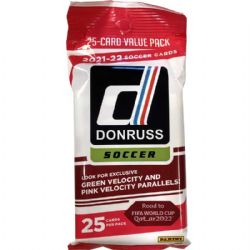 2021-22 SOCCER -  PANINI DONRUSS - JUMBO VALUE PACK (GREEN AND PINK VELOCITY PARALLELS!)