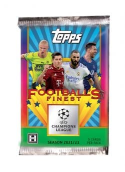 2021-22 SOCCER -  TOPPS FINEST FLASHBACK UEFA CLUB COMPETITIONS - HOBBY (P5/B18)