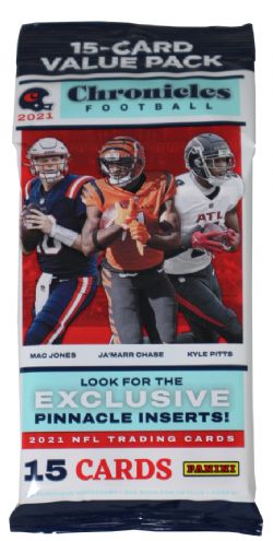 2021 FOOTBALL -  PANINI CHRONICLES - 15 CARDS VALUE PACK