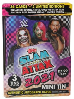 2021 WWE -  TOPPS SLAM ATTAX MINI TIN