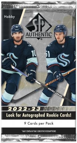 2022-23 HOCKEY -  UPPER DECK SP AUTHENTIC - HOBBY (P9/B10/C16)
