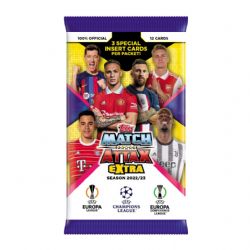 2022-23 SOCCER -  TOPPS MATCH ATTAX EXTRA CHAMPIONS LEAGUE CARDS (P12/B24)