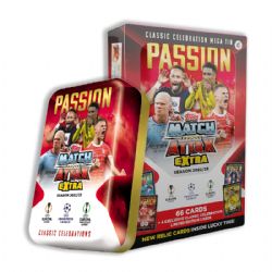 2022-23 SOCCER -  TOPPS MATCH ATTAX EXTRA CHAMPIONS LEAGUE CARDS – MEGA TIN - PASSION