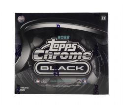2022 BASEBALL -  TOPPS CHROME BLACK - HOBBY BOX (P4/B1/C12)