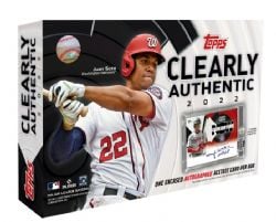 2022 BASEBALL -  TOPPS CLEARLY AUTHENTIC HOBBY BOX
