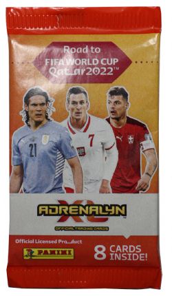 2022 SOCCER -  ADRENALYN XL ROAD TO WORLD CUP CARDS – (24 PACKS PER BOX) (8 CARDS PER PACK) (TOTAL OF 192 CARDS)