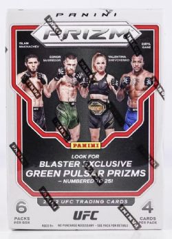 2022 UFC -  PANINI PRIZM BLASTER BOX - GREEN PULSAR PRIZMS