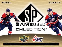 2023-24 HOCKEY -  UPPER DECK SP GAME USED CHL EDITION - HOBBY PACK (P3/B5)
