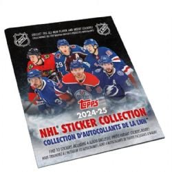 2024-25 HOCKEY -  ALBUM D'AUTOCOLLANTS TOPPS DE LA LNH