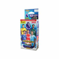2024-25 SOCCER -  PANINI ADRENALYN PLUS PREMIER LEAGUE CARDS – BLASTER BOX (7 PACKS + LE)