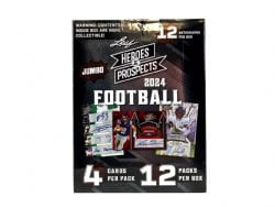 2024 FOOTBALL -  LEAF HEROES & PROSPECTS HOBBY JUMBO BOX