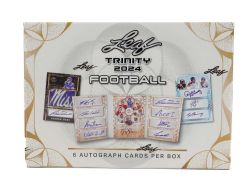 2024 FOOTBALL -  LEAF TRINITY - HOBBY BOX