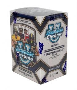 2024 FOOTBALL -  TOPPS BOWMAN UNIVERSITY CHROME  - BLASTER