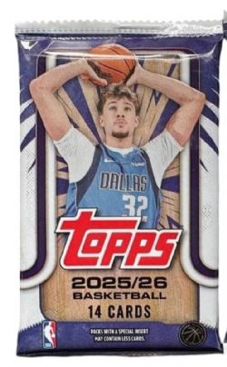 2025-26 BASKETBALL -  TOPPS - MEGA BOX (P14/B16)