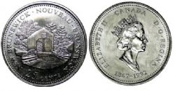 25 CENTS -  25 CENTS 1992 - NOUVEAU-BRUNSWICK -  PIÈCES DU CANADA 1992 01