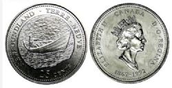 25 CENTS -  25 CENTS 1992 - TERRE-NEUVE -  PIÈCES DU CANADA 1992 03