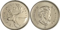 25 CENTS -  25 CENTS 2012 - CARIBOU 