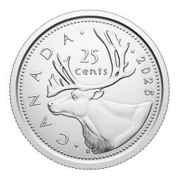 25 CENTS -  25 CENTS CLASSIQUE 2025 (BU) -  PIÈCES DU CANADA 2025