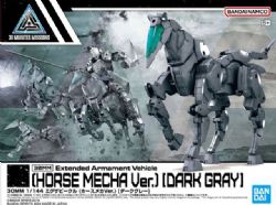 30 MINUTES MISSIONS -  EXTENDED ARMAMENT VEHICLE EV-16 -HORSE MECHA - DARK GREY VERSION - 1/144