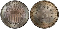 5 CENTS -  5 CENTS 1879 (G) -  PIÈCES DES ETATS-UNIS 1879
