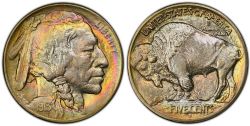 5 CENTS -  5 CENTS 1913S, VARIÉTÉ 1 -  PIÈCES DES ETATS-UNIS 1913