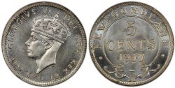 5 CENTS -  5 CENTS 1947 C -  1947 NEWFOUNFLAND COINS