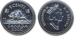 5 CENTS -  5 CENTS 2000 