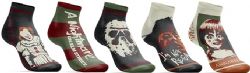 5 PAIRES DE CHAUSSETTES - ICONES DE L'HORREUR -  CINÉMA D'HORREUR