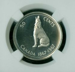 50 CENTS -  50 CENTS 1967 (SP) -  1967 CANADIAN COINS