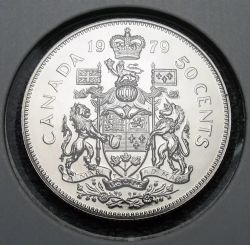 50 CENTS -  50 CENTS 1979 BUSTE POINTUS (PL) -  1979 CANADIAN COINS