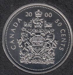 50 CENTS -  50 CENTS 2000 (SP) -  PIÈCES DU CANADA 2000