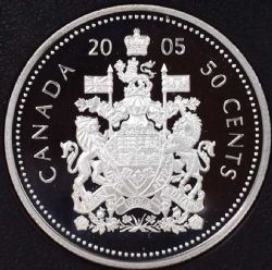 50 CENTS -  50 CENTS 2005 (PR) -  2005 CANADIAN COINS