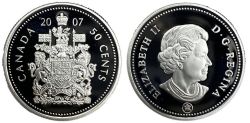 50 CENTS -  50 CENTS 2007 (PR) -  2007 CANADIAN COINS