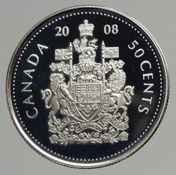 50 CENTS -  50 CENTS 2008 (PR) -  2008 CANADIAN COINS