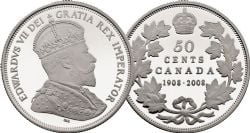 50 CENTS -  50 CENTS ÉDITION SPÉCIALE 1908-2008 (PR) -  PIÈCES DU CANADA 2008