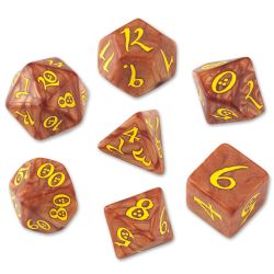 7 DES, CLASSIQUE, CARAMEL ET JAUNE