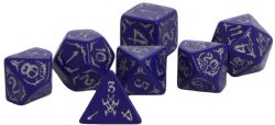 7 DICE RPG SET -  SECOND DARKNESS -  PATHFINDER Q-WORKSHOP