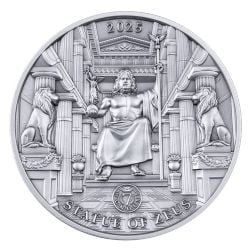 7 MERVEILLES DU MONDE -  LA STATUE DE ZEUS -  PIÈCES DES ÎLES SALOMON 2025 02