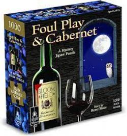 A MYSTERY JIGSAW PUZZLE -  FOUL PLAY AND CABERNET (1000 PIECES)