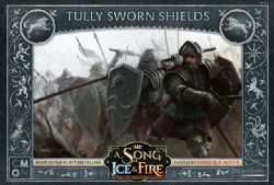 A SONG OF ICE AND FIRE -  TULLY SWORN SHIELDS (ANGLAIS)