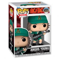 AC/DC -  FIGURINE POP! EN VINYLE DE ANGUS YOUNG - ENSEMBLE VERT (10 CM) 411