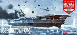 ACADEMY -  1/700 - U.S.S. YORKTOWN CV-5 -  80E ANNIVERSAIRE 14229