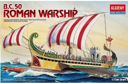 ACADEMY -  1/72 - 50 BCE ROMAN WARSHIP 14207