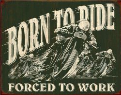 AFFICHE RÉTRO -  AFFICHE MÉTALLIQUE 