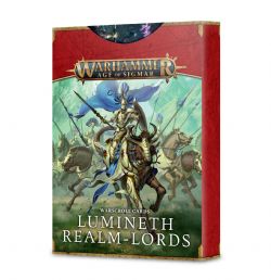 AGE OF SIGMAR -  WARSCROLL CARDS (ANGLAIS) -  LUMINETH REALM-LORDS