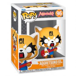 AGGRETSUKO -  FIGURINE POP! EN VINYLE D' AGGRETSUKO AVEC GUITARE (10 CM) 96